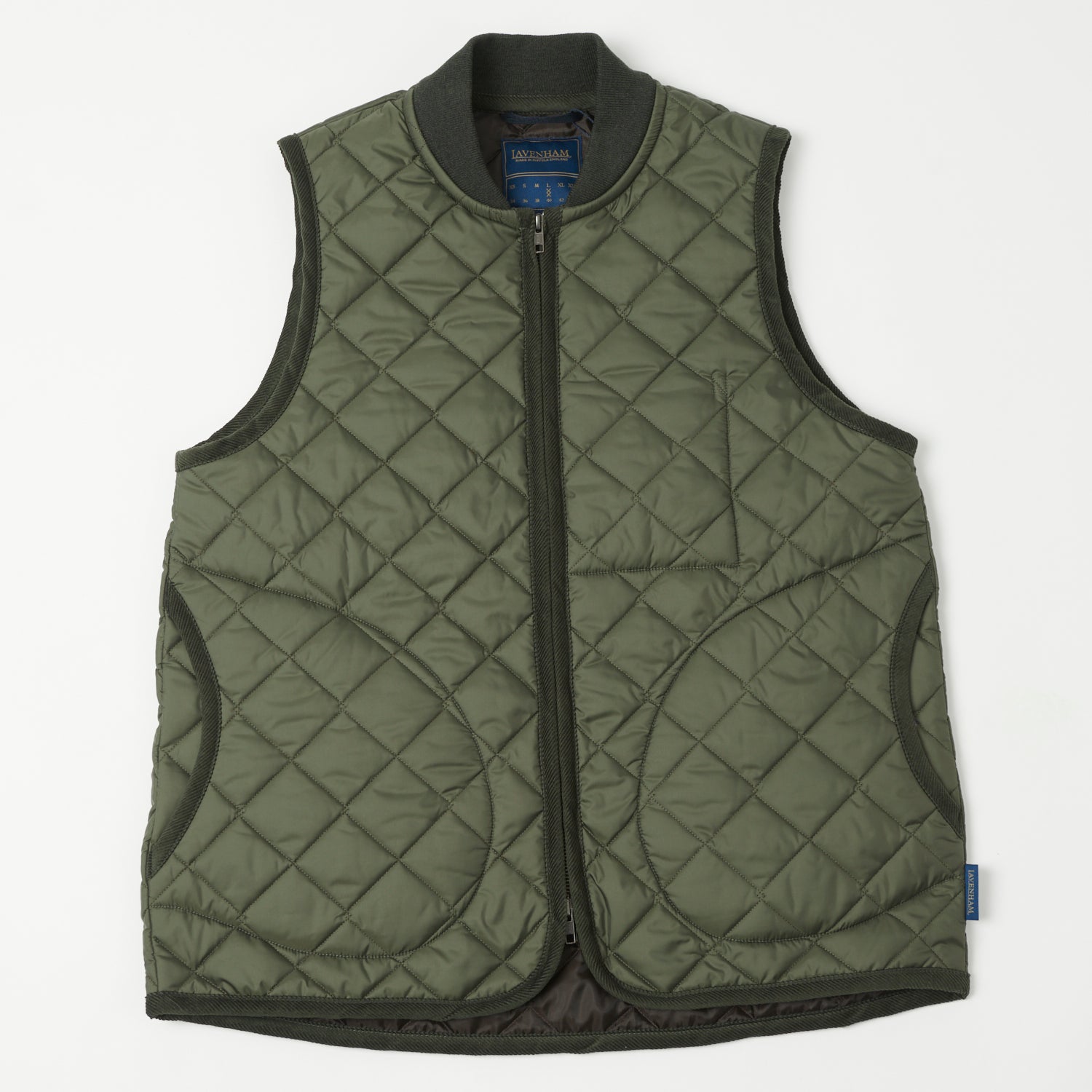 Lavenham Zip Bomber Gilet - Olive Green – SON OF A STAG