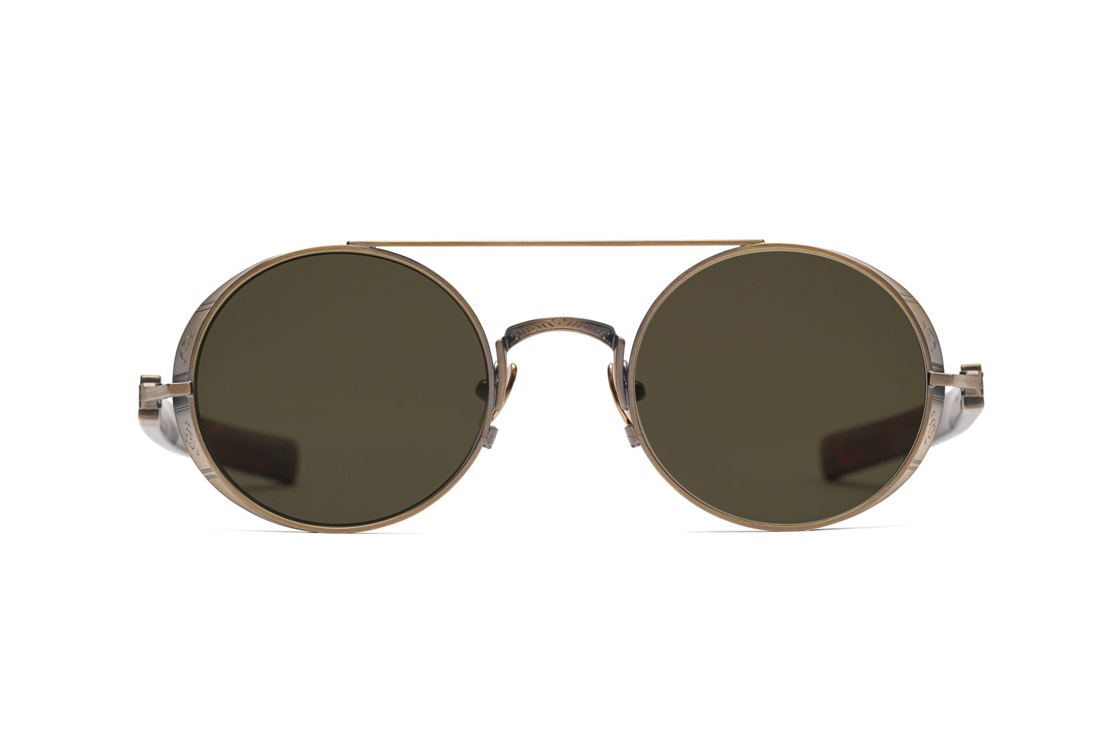 Matsuda | M3128 in Antique Gold | Dark Tortoise Sunglasses