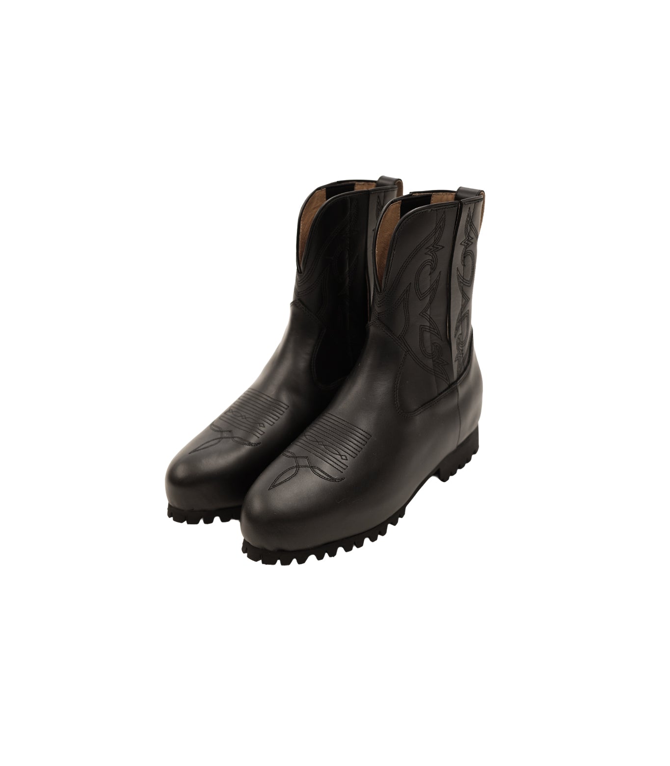 WESTERN CHELSEA BOOTS - BLACK – TANAKA