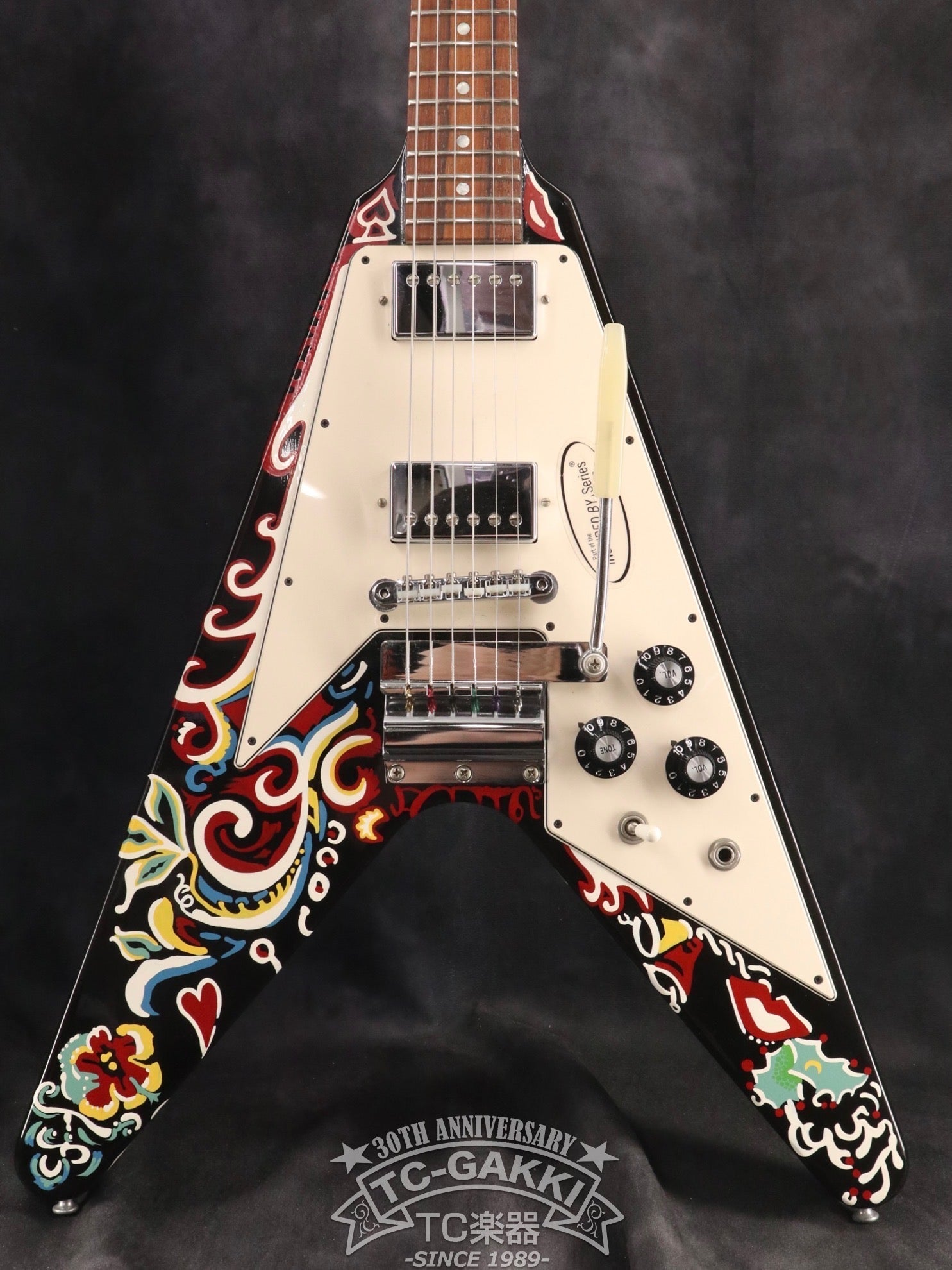 2006 INSPIRED BY Jimi Hendrix Psychedelic Flying V