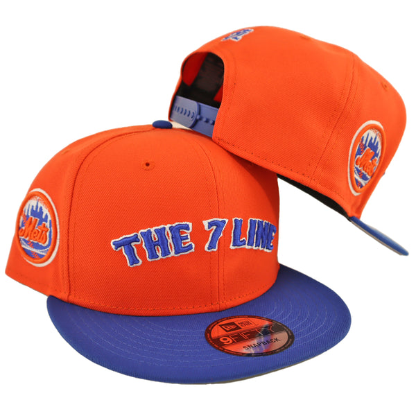 THE 7 LINE x METS Arched | New Era Snapback (ORANGE)