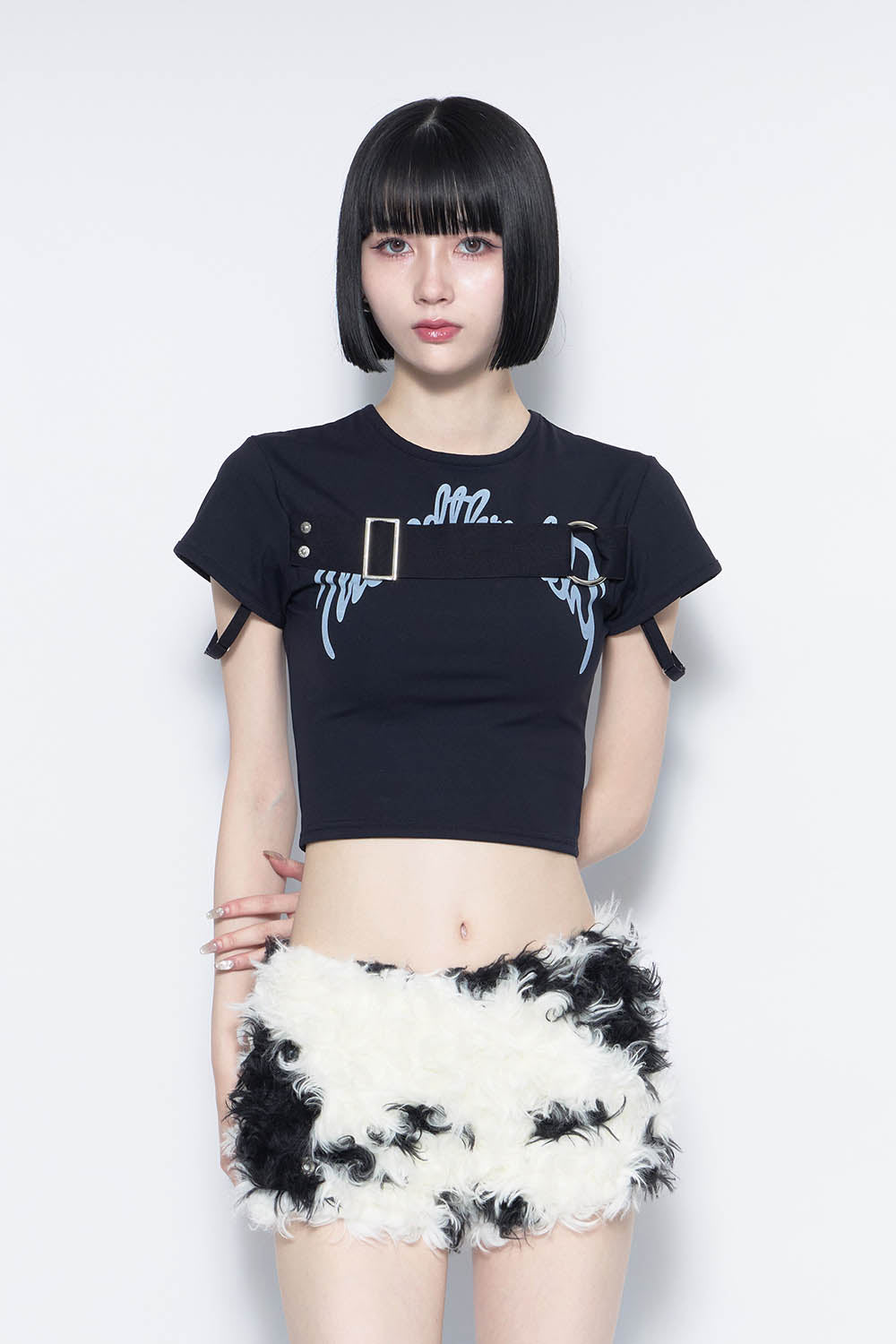 THEREDTHREAD / ザレッドスレッド】S logo belt tops