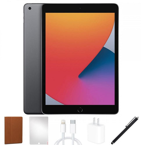 Apple iPad 8 32GB Value Bundle (Space Gray) (Refurbished) from