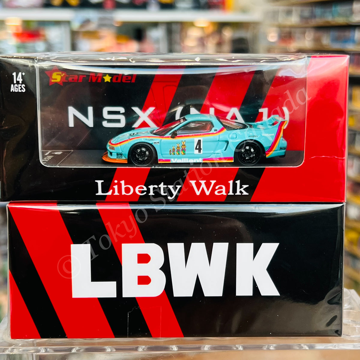 Star Model 1/64 LBWK NSX NA1 Green Vaillant Rabbit – Tokyo Station