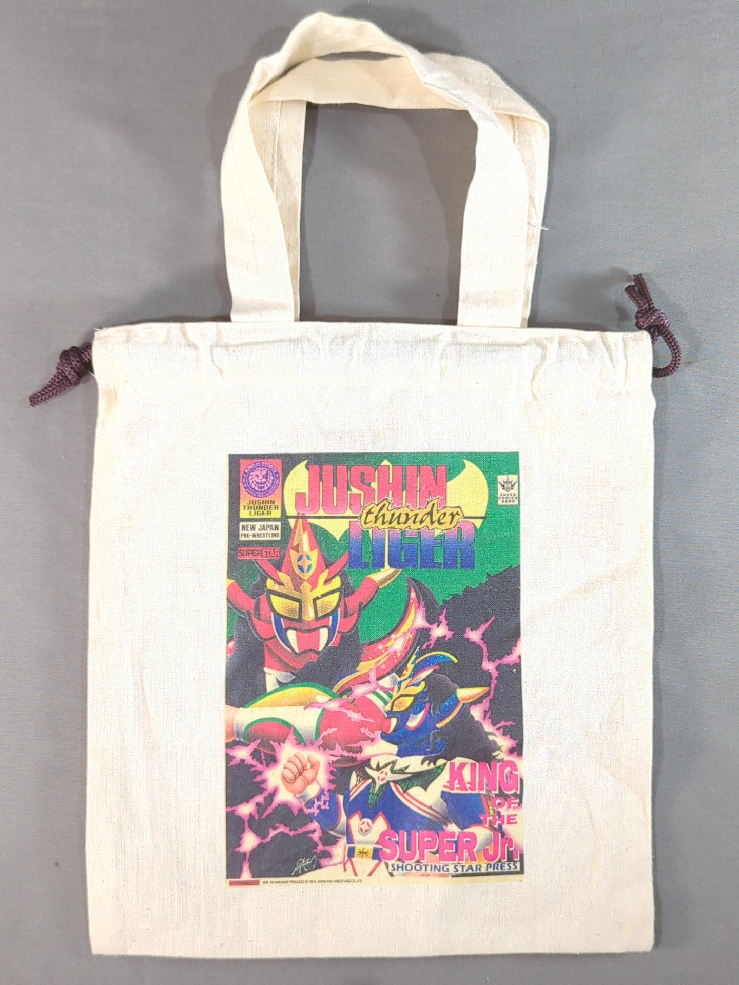 ☆坂井永年氏イラスト☆ 獣神サンダー・ライガー 巾着トートバッグ