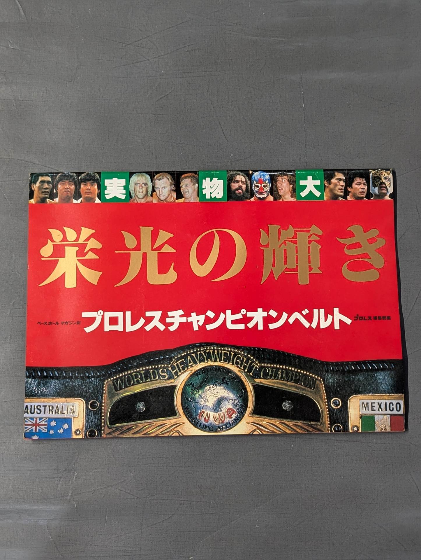 ☆実物大☆ 栄光の輝き プロレスチャンピオンベルト – 闘道館