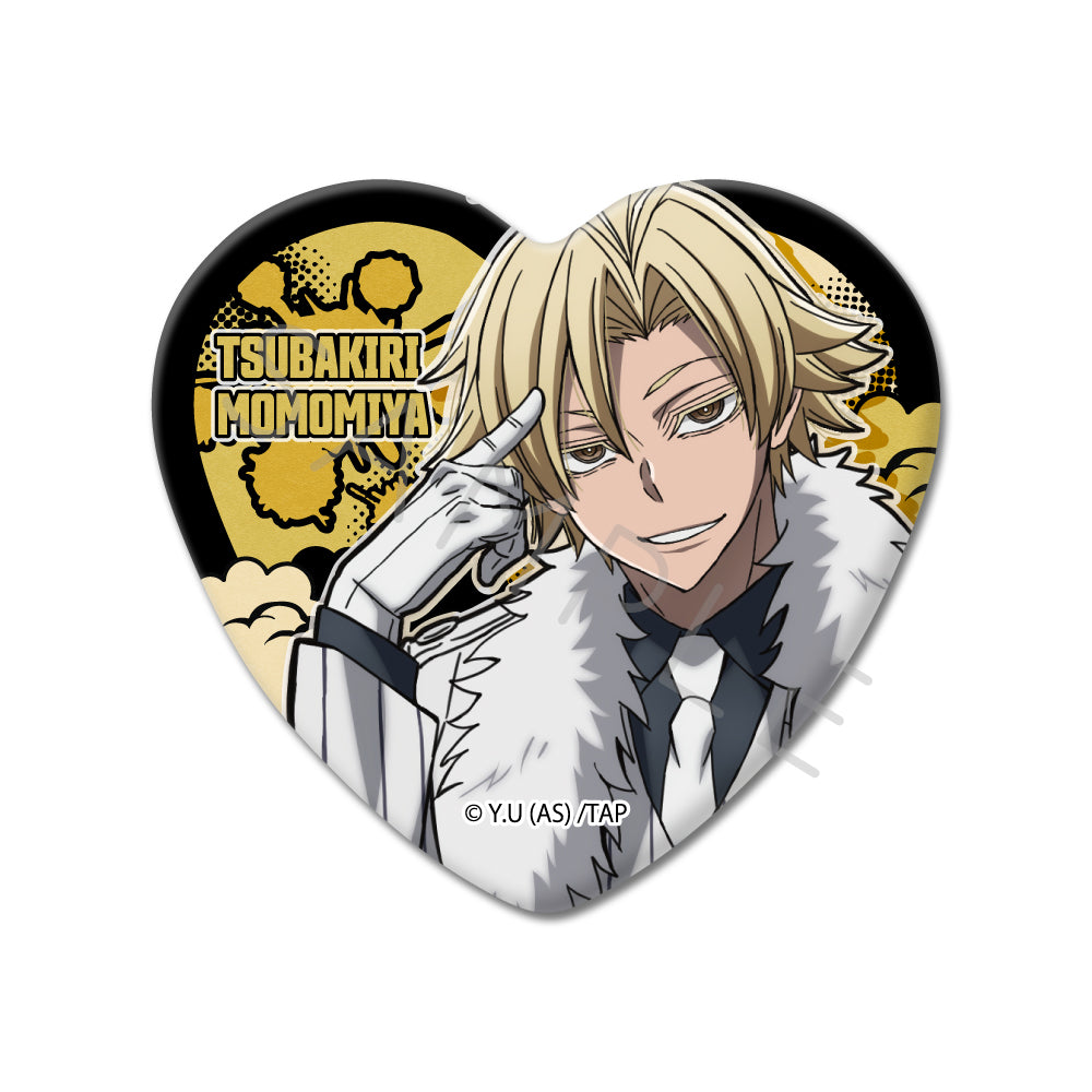 TVアニメ「桃源暗鬼」第1弾 ハート型缶バッジ YJ (桃宮唾切)｜TVアニメ