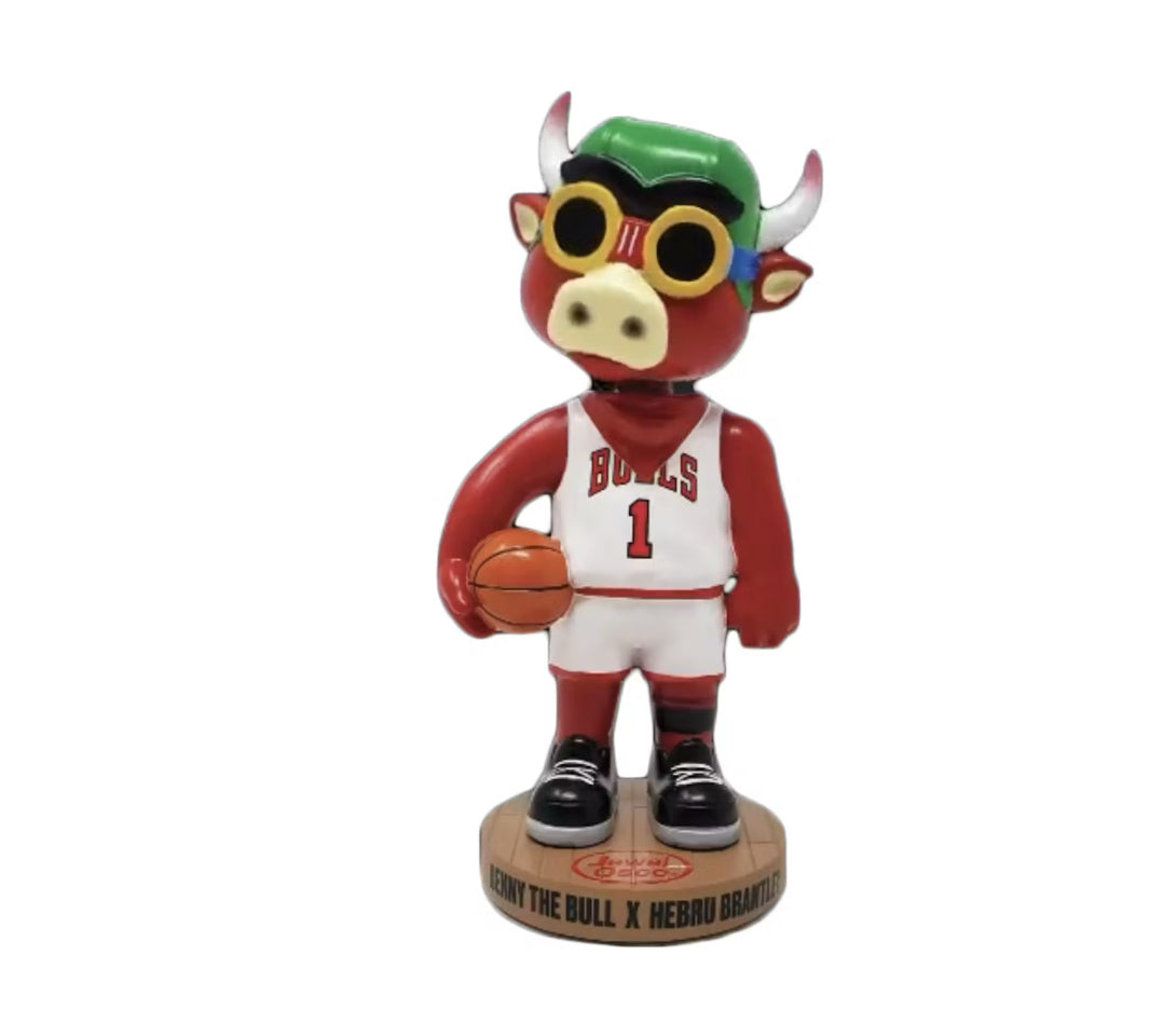 Hebru Brantley - Benny The Bull Bobblehead (Chicago Bulls) – Toyol