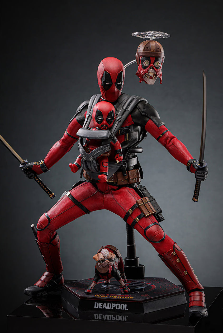 In stock🔥Hot Toys MMS746 Deadpool & Wolverine 1/6 Deadpool