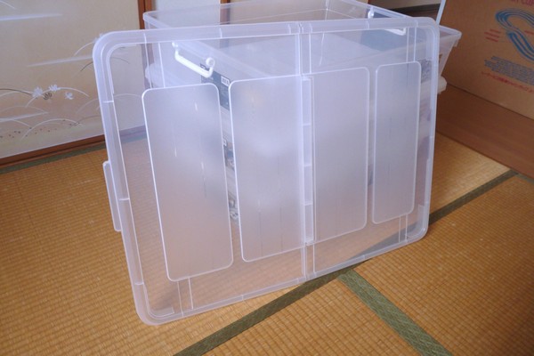 ミニ四駆ジャパンカップジュニアサーキットの収納、ニトリのキャスター