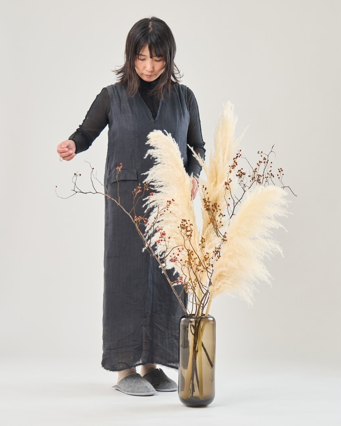 BIGサイズ】飾るだけでサマになるドライフラワーセット（野ばらの実