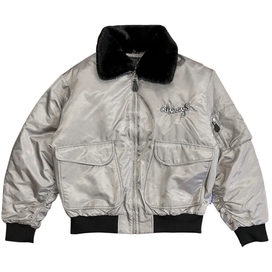 g-15 nylon jacket - grey – always do what you should do