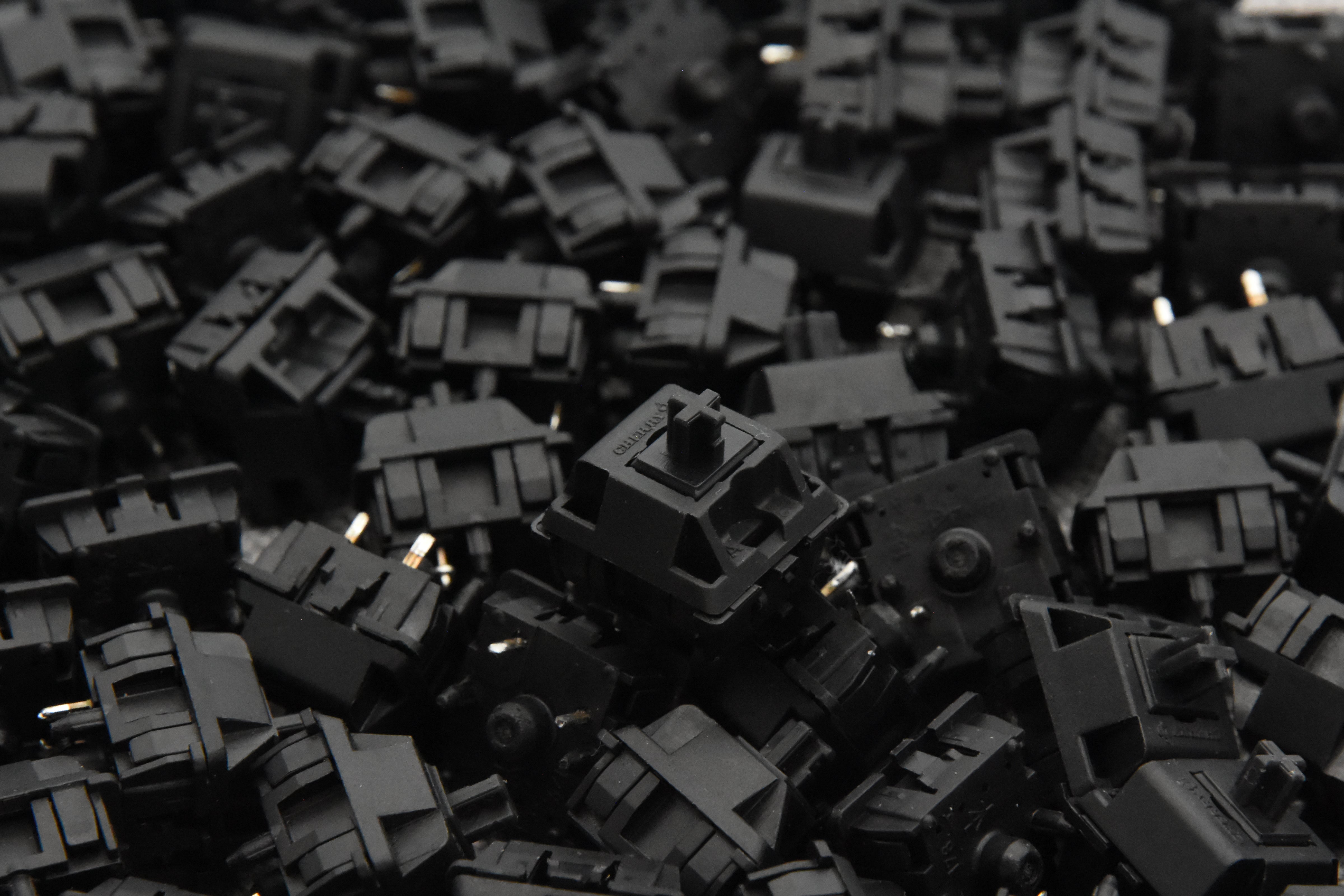 Pre-Retooled Vintage Cherry MX Black Switches (110pcs): Classic