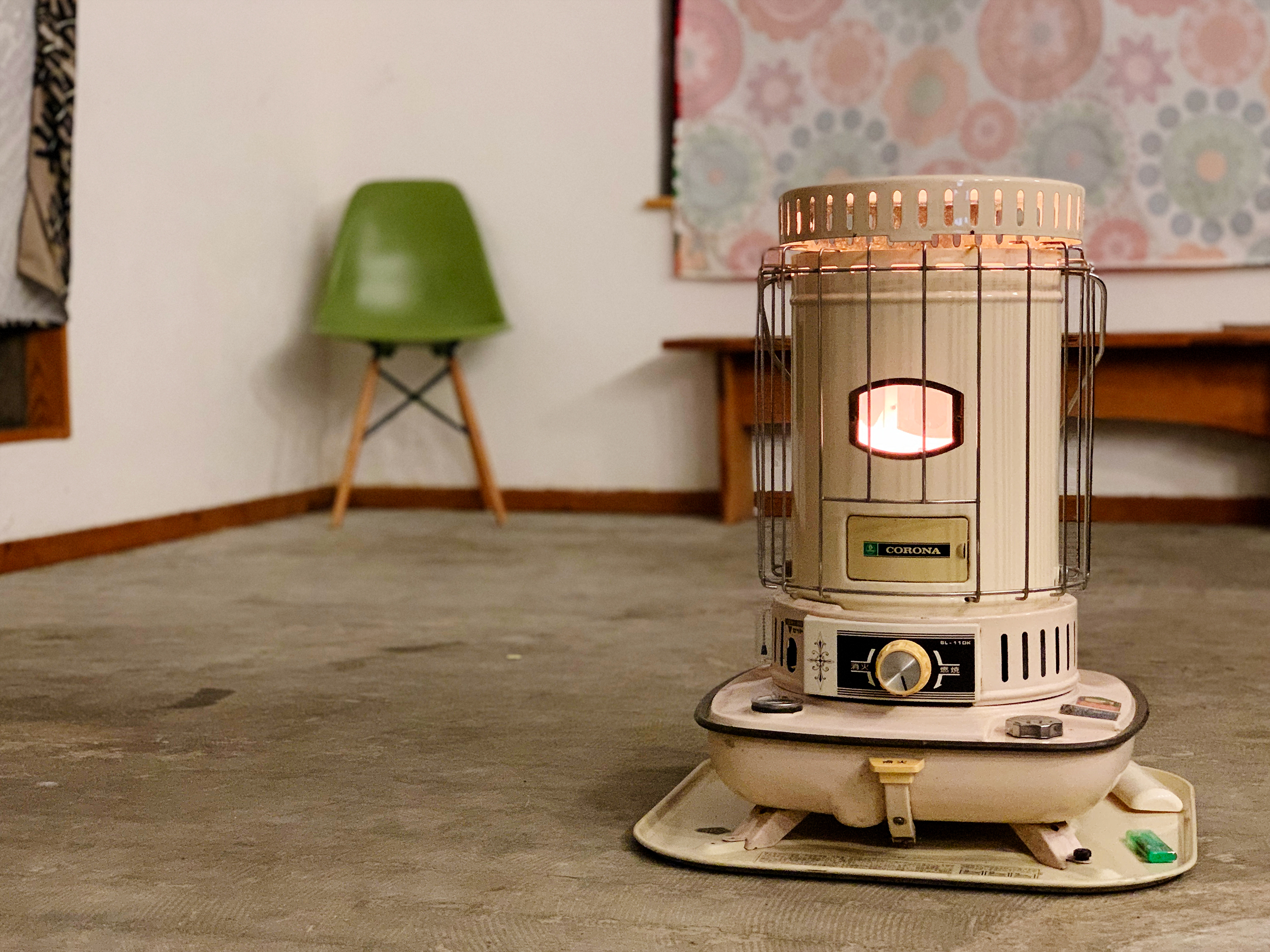 芯乾燥済 石油ストーブ コロナ SL-221 中古 分解メンテナンス済 95年製