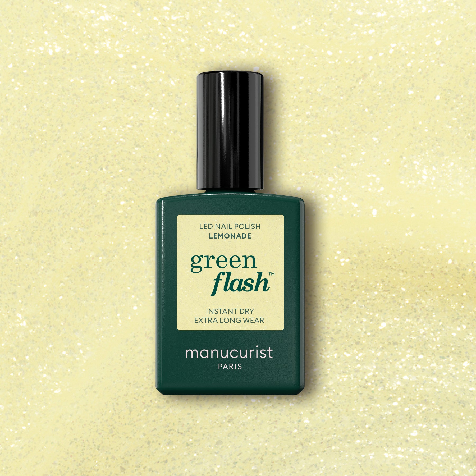 Pale yellow Lemonade LED gel polish - Green Flash | Manucurist