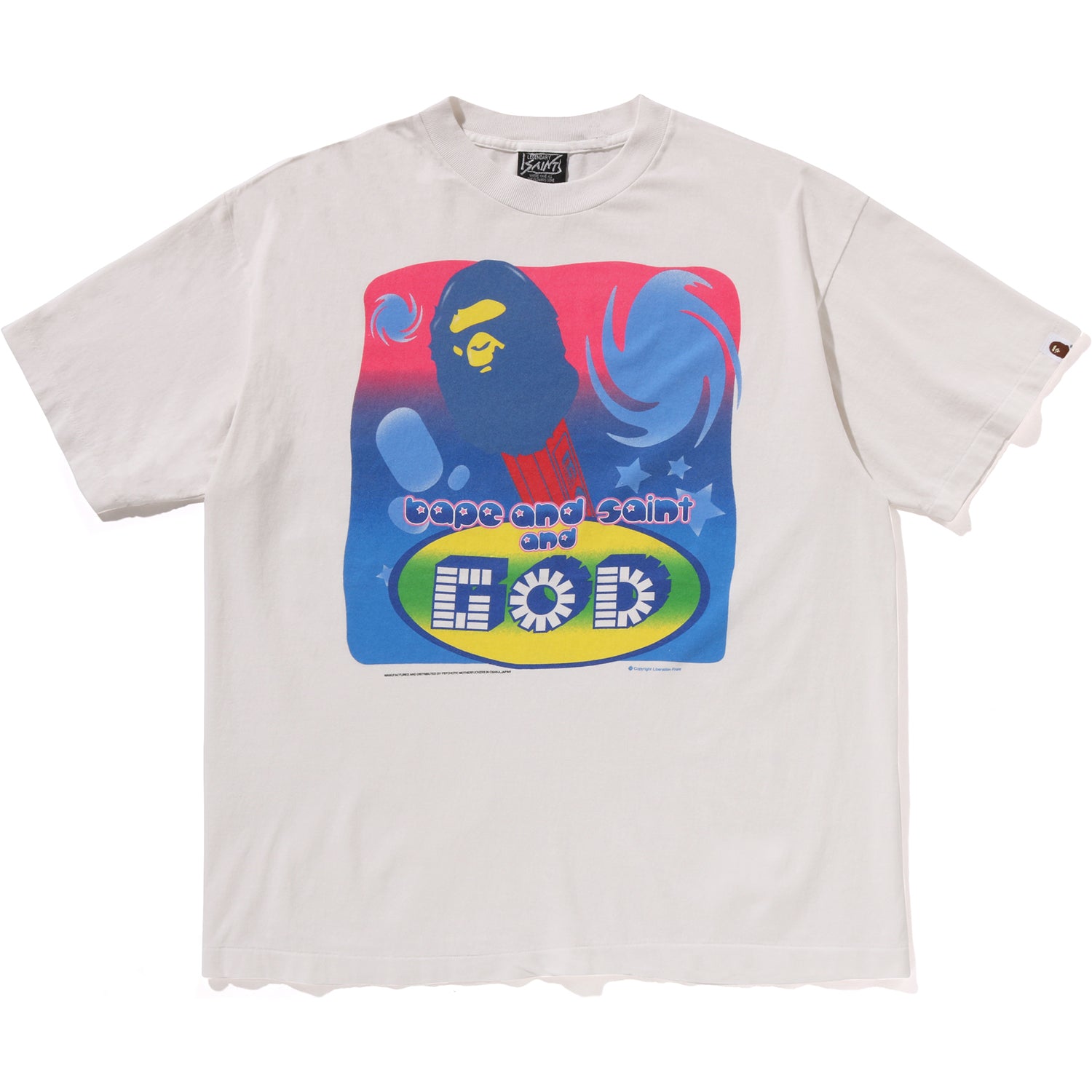 BAPE X SAINT MXXXXXX GOD TEE MENS – us.bape.com