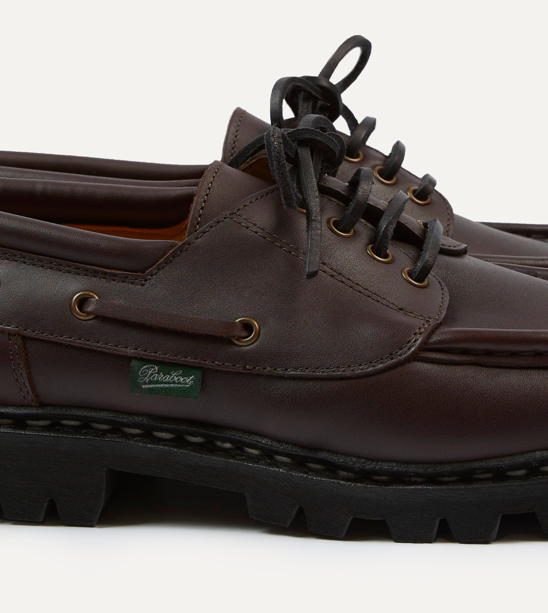 Paraboot Chimey Ébène Calf Leather Derby Shoe – Drakes US