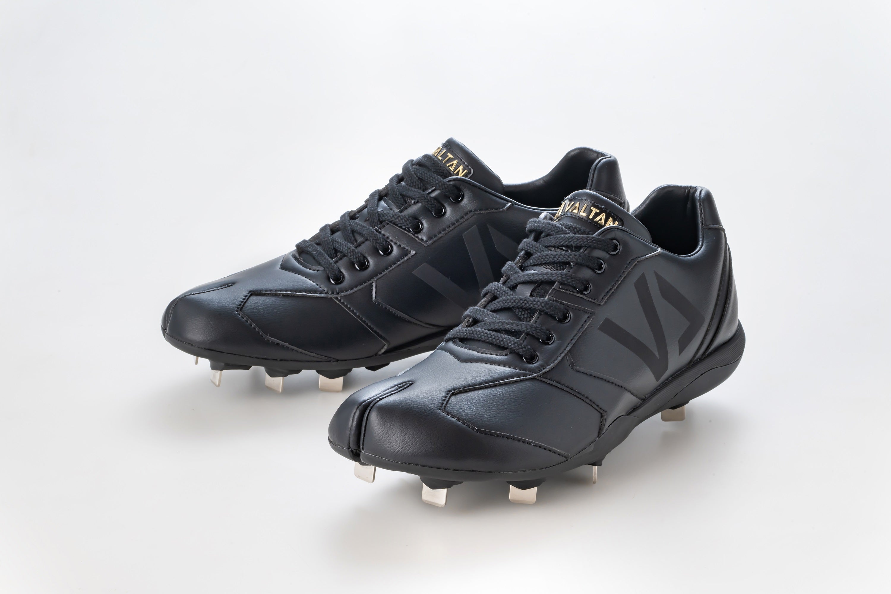 足袋野球スパイク【オーダー】ブラック – 足袋スポーツシューズVALTAN