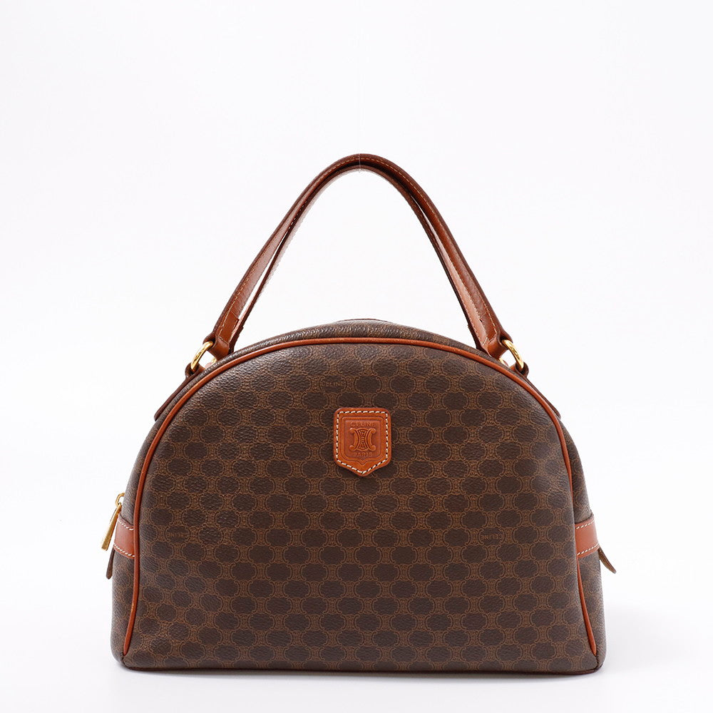 CELINE マカダム柄 ハンドバッグ ブラウン M94 PVC Leather – VALTIQUE