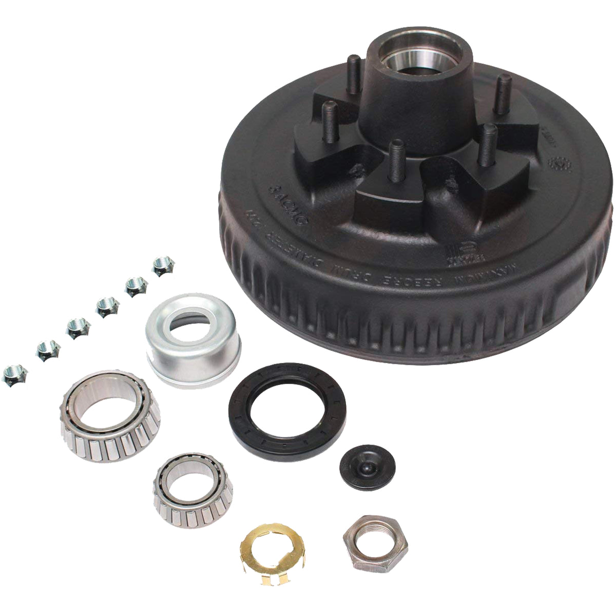 Genuine Dexter Axle Replacement Hub-Drum Kit Pre-Greased For 6 on