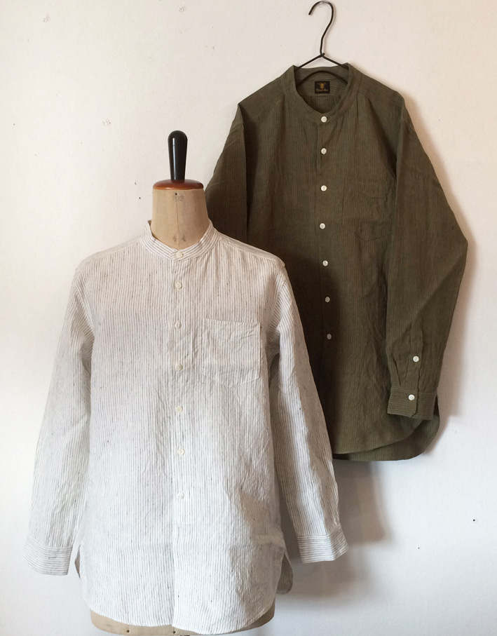 Django Atour / authentic made / DA S/C STRIPELINEN SHIRT