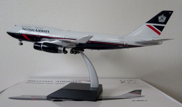 1/200 B-Models ブリティッシュエアウェイズ B747-400 Landor 100 year