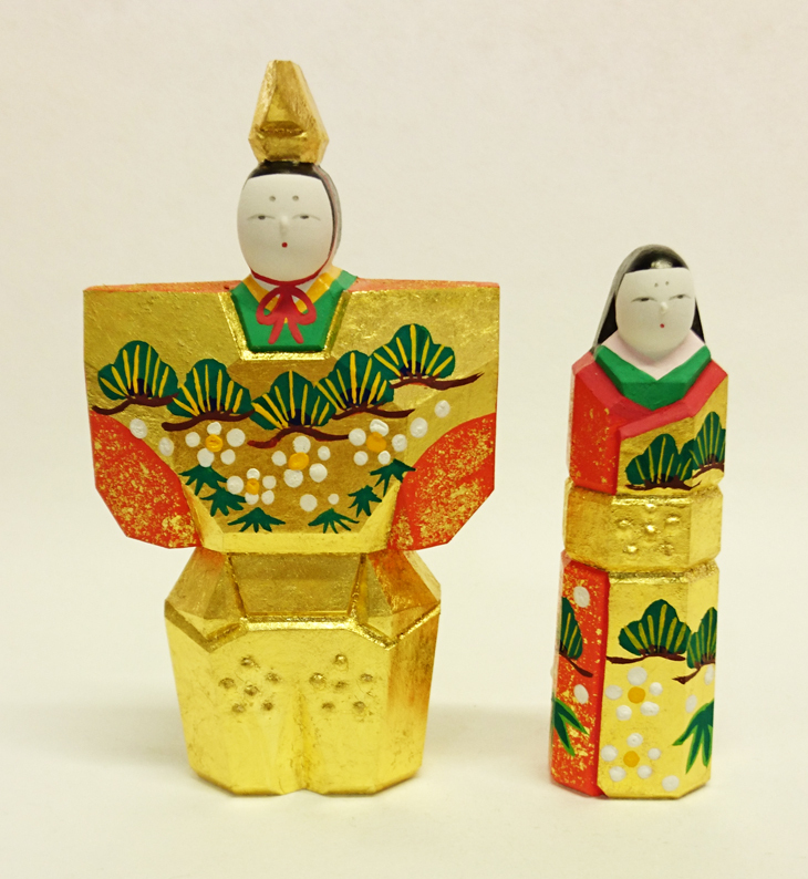 奈良の一刀彫雛人形・立雛3号（神泉作） 商品詳細 丹青堂｜書道用品