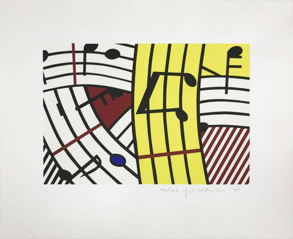 Composition IV (Musical Notes) – Roy Lichtenstein – Pop Art