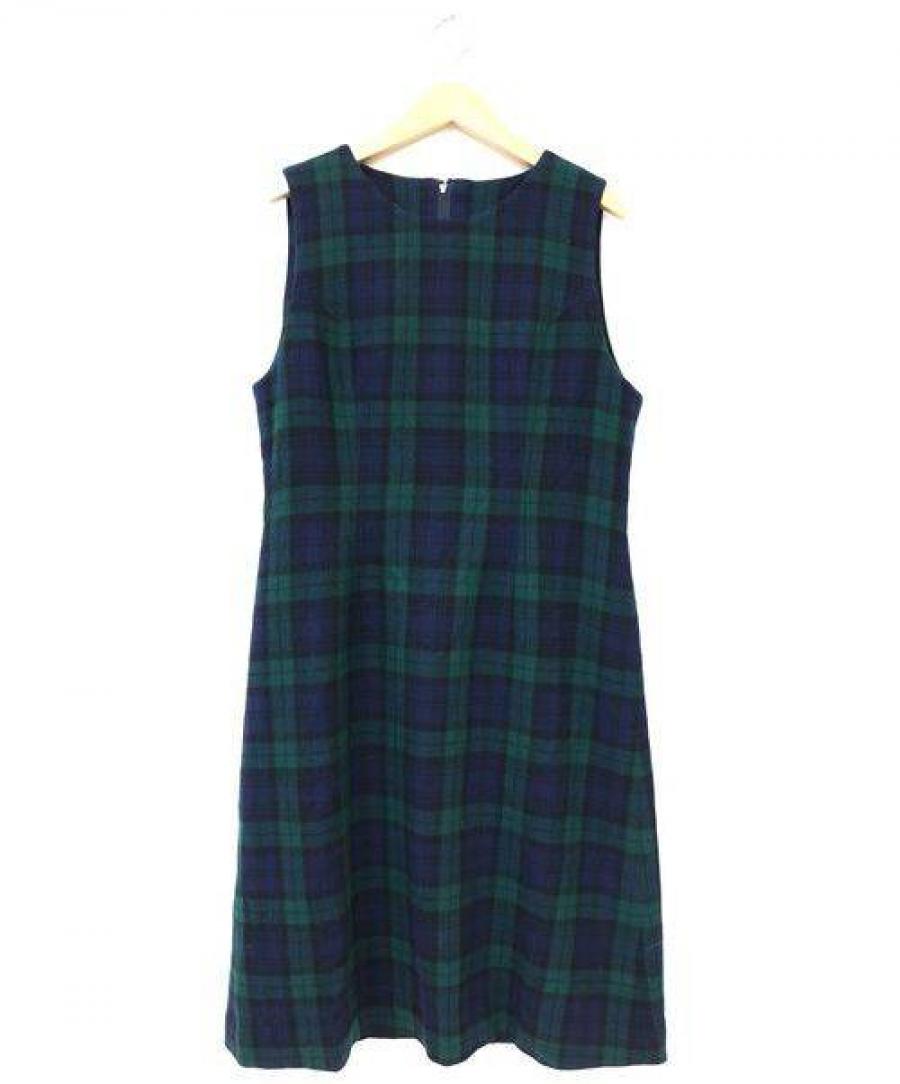 YORKLAND(ヨークランド) ウールチェックワンピース」 買取実績詳細