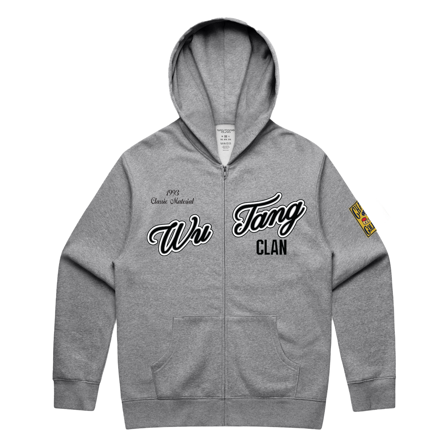 Shaolin Sluggers Zip Hoodie - Heather Gray – Wu-Tang Clan Shop