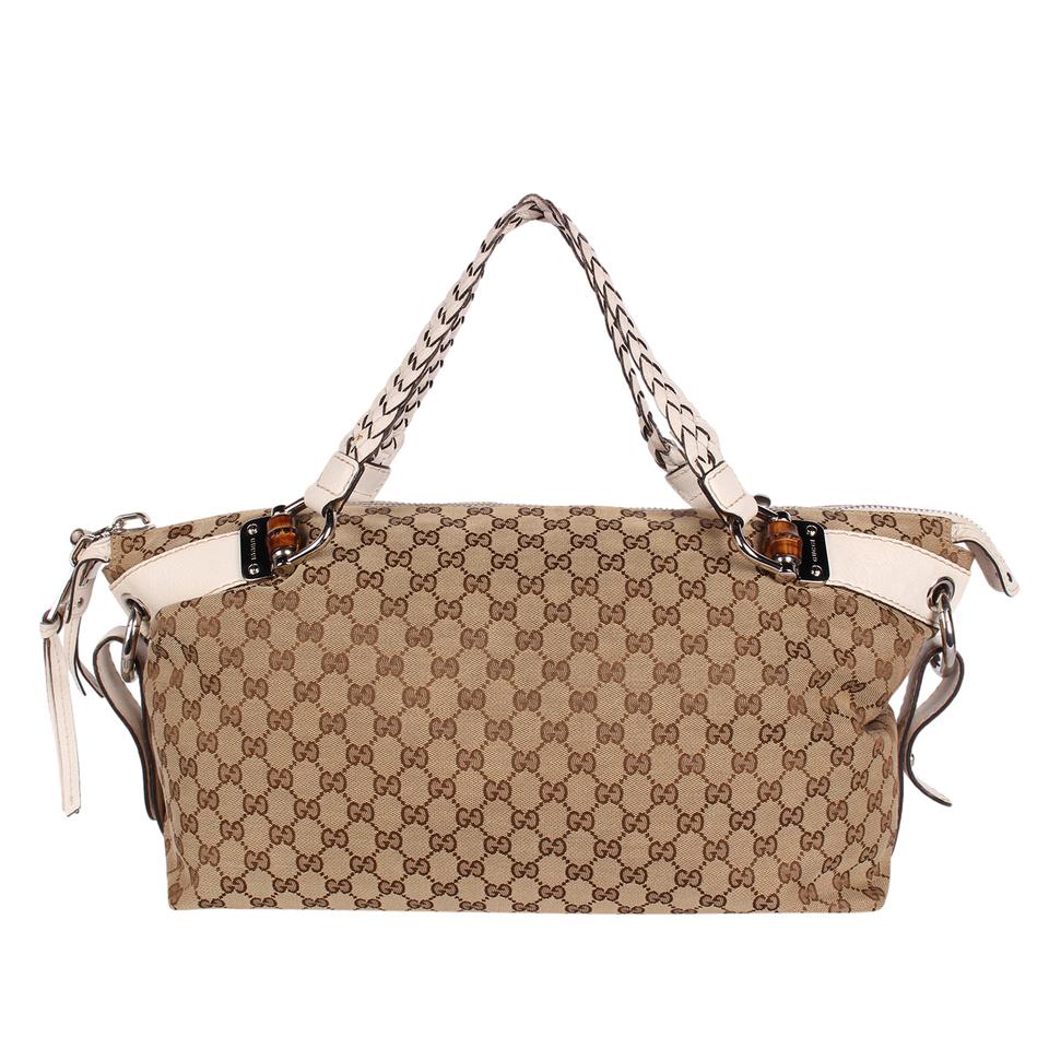 Gucci GG Bamboo Leather Satchel Bag – The Lady Bag