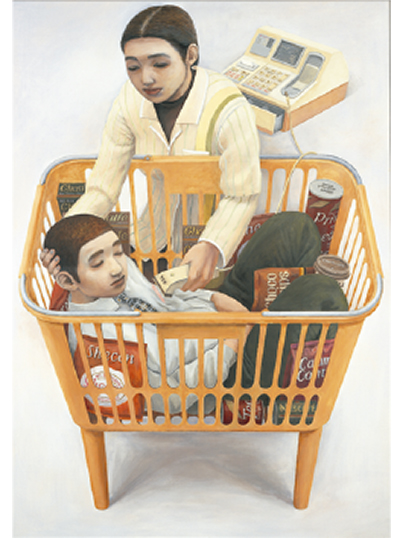 美術館 鑑賞の常識打ち破れ 作品解説なし「なんだろう展」 | 平塚