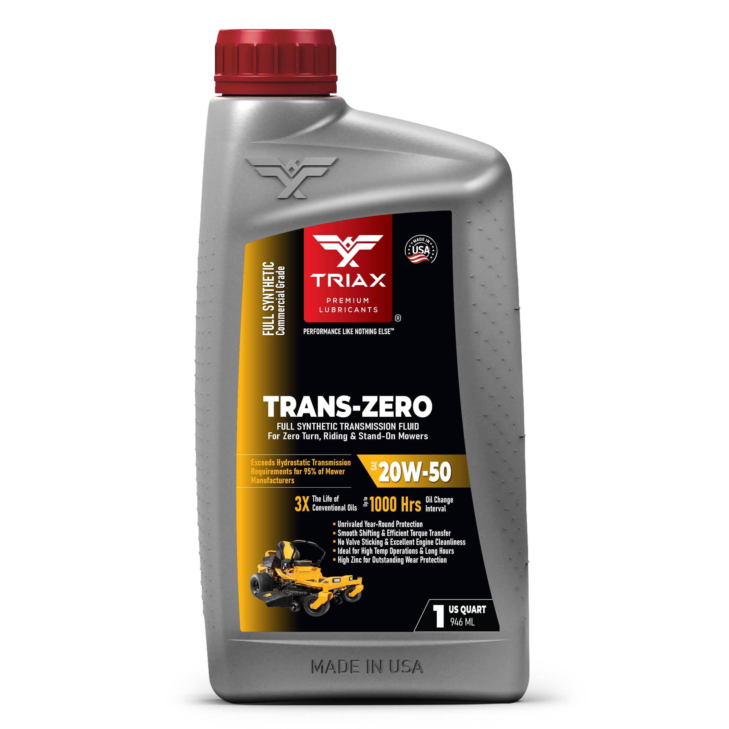 TRIAX Trans-Zero 20W-50 Full Synthetic – TRIAX Lubricants