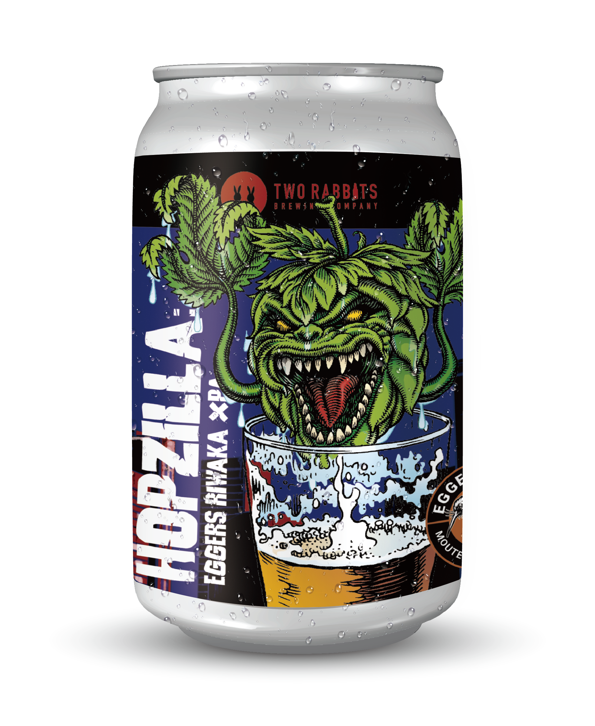 ホップジラ〈HOPZILLA: EGGERS RIWAKA〉 – TWO RABBITS BREWING COMPANY