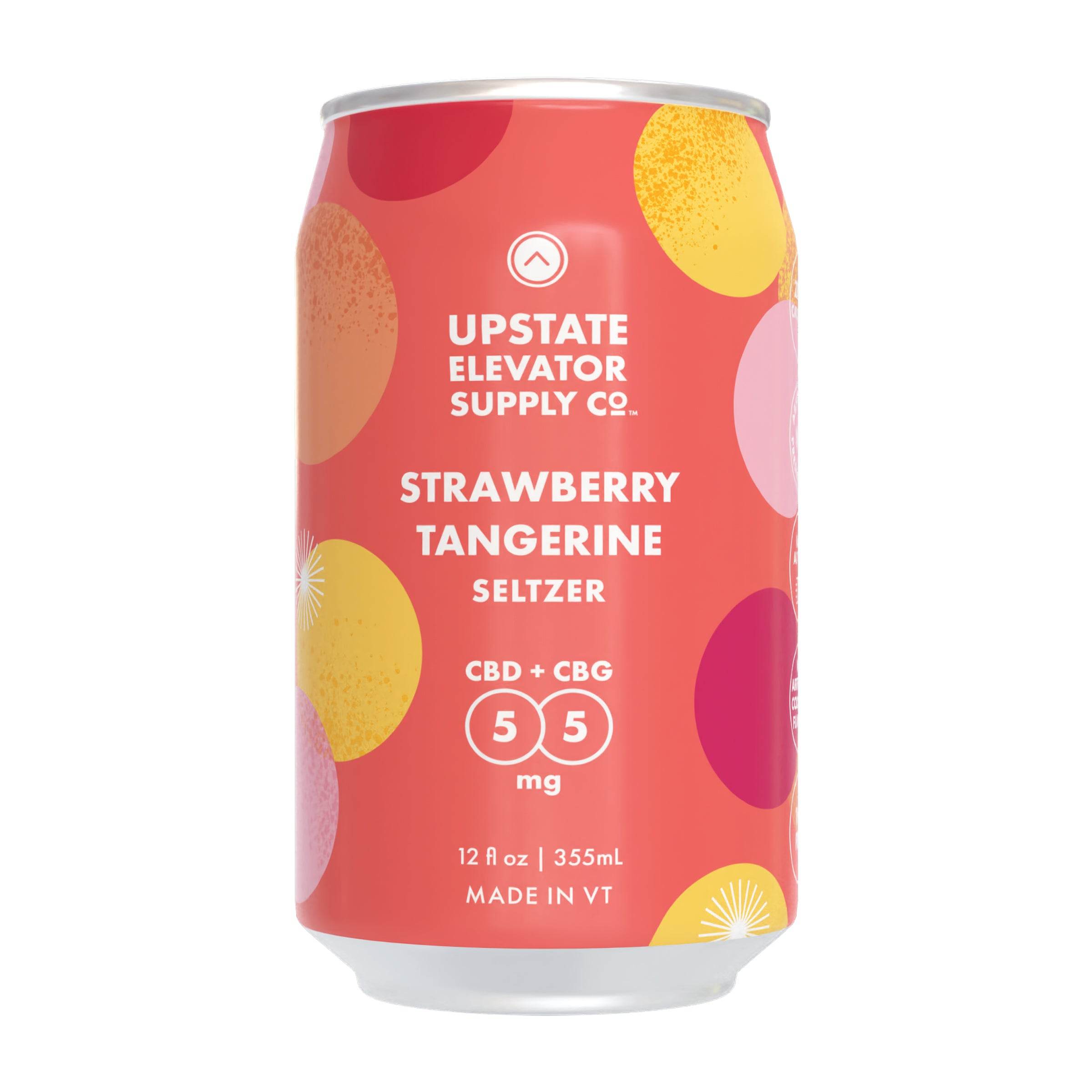 CBG+CBD Wild Strawberry Tangerine Seltzer – Upstate Elevator