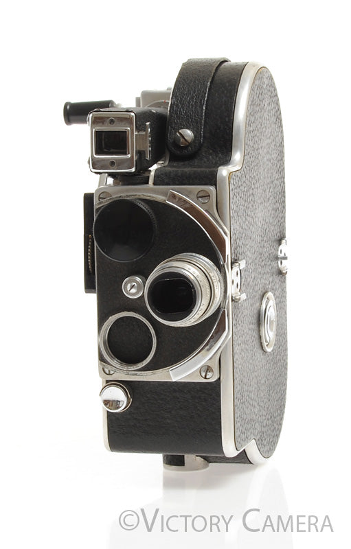 Bolex H16 16mm Motion Picture Film Camera w/ 25mm f1.9 Lens [EXC]