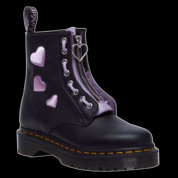 Dr Martens 8 Zip Heart Boot SKU number: 31882150 | Vixens and Angels