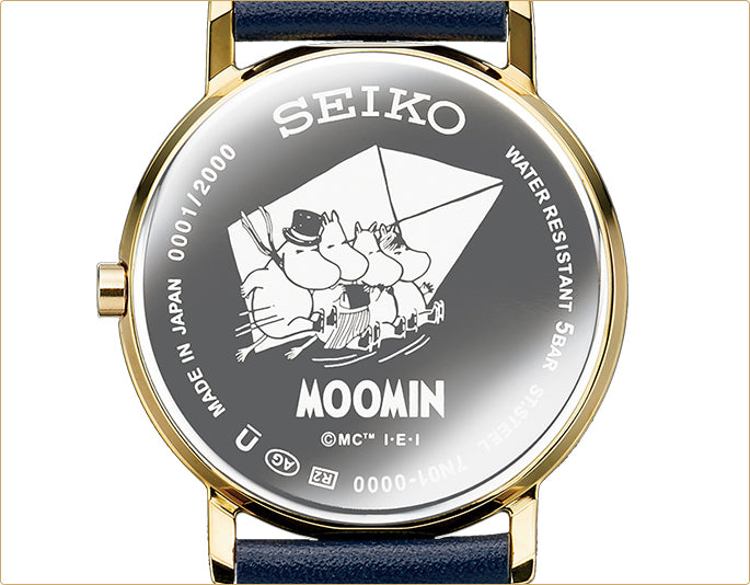 Seiko Moomin 2024 Gliding Giant Kite Limited Edition Quartz Gold