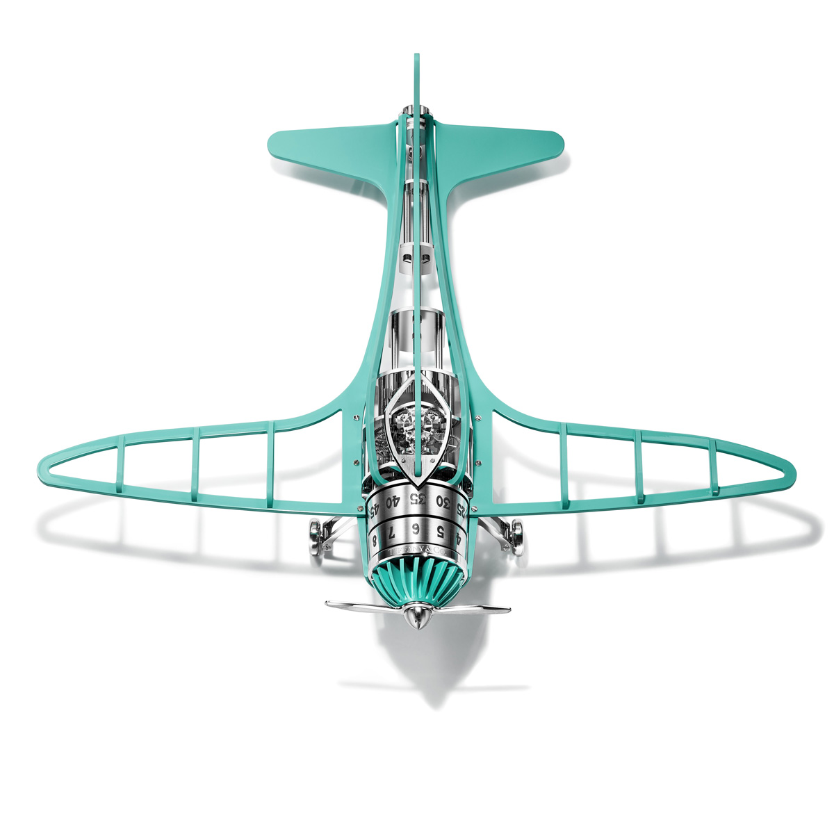 ティファニーから飛行機型の置き時計「ティファニー エアウェイズ