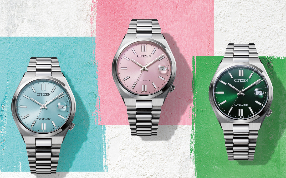 コンパクトな直径37mmケースのシチズン「TSUYOSA（ツヨサ）」が5つの