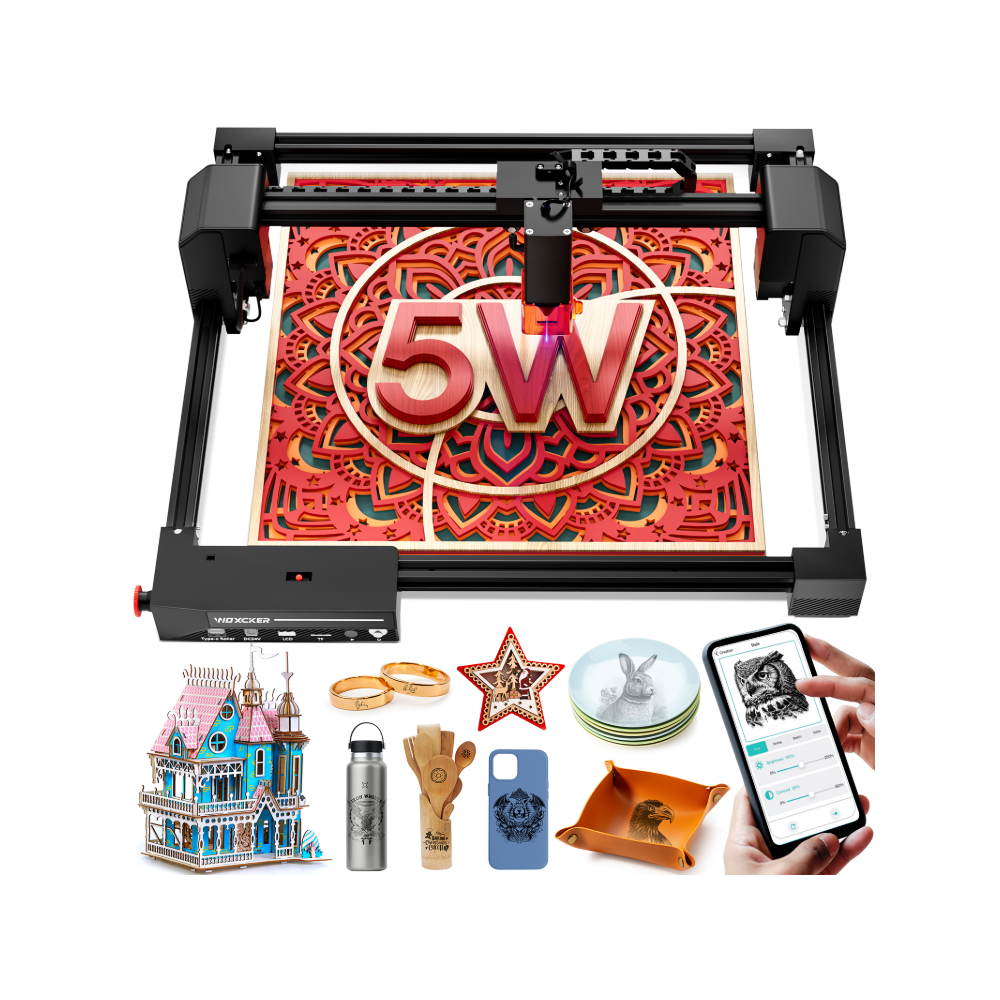 Woxcker L2 5W Smart Laser Cutter and Engraver
