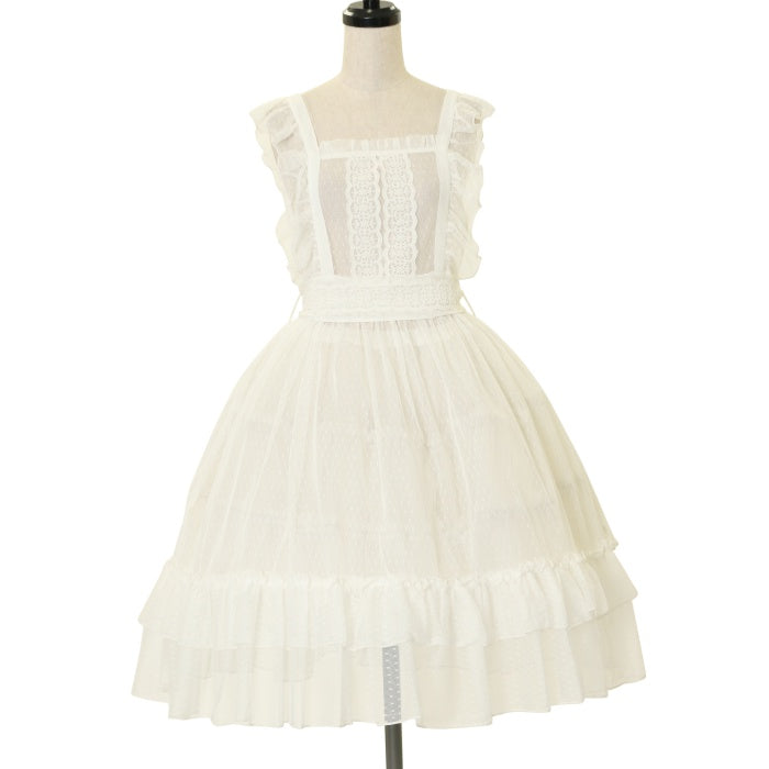 USED】【Mサイズ】ドットチュールエプロン | Chalmiere | ロリータ