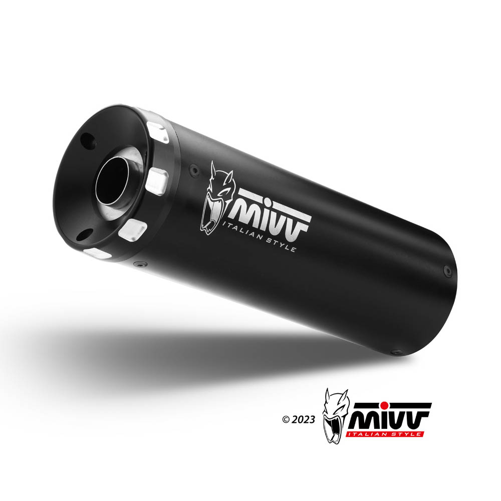 Mivv HR-1 Black ECE approved Full system 2-1 for YAMAHA XSR 700