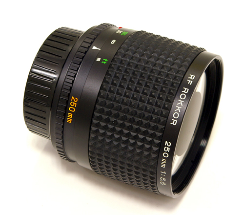 カメラの八百富｜MINOLTA RF ROKKOR 250mm F5.6 レフレックス