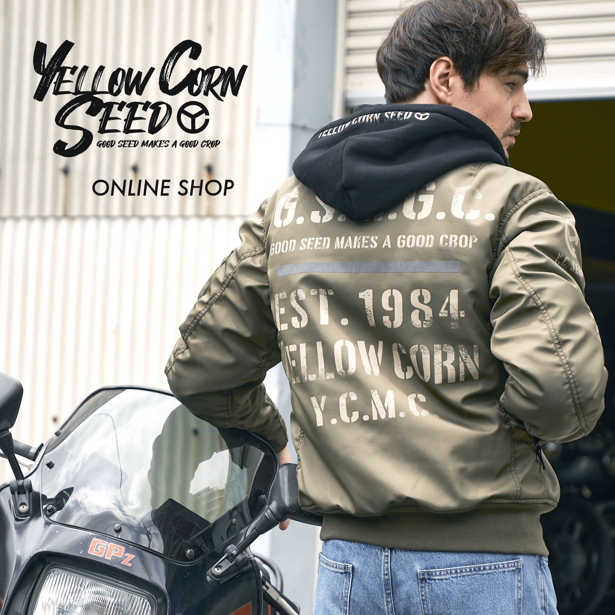 YELLOW CORN (イエローコーン) - バイク専門アパレルブランド