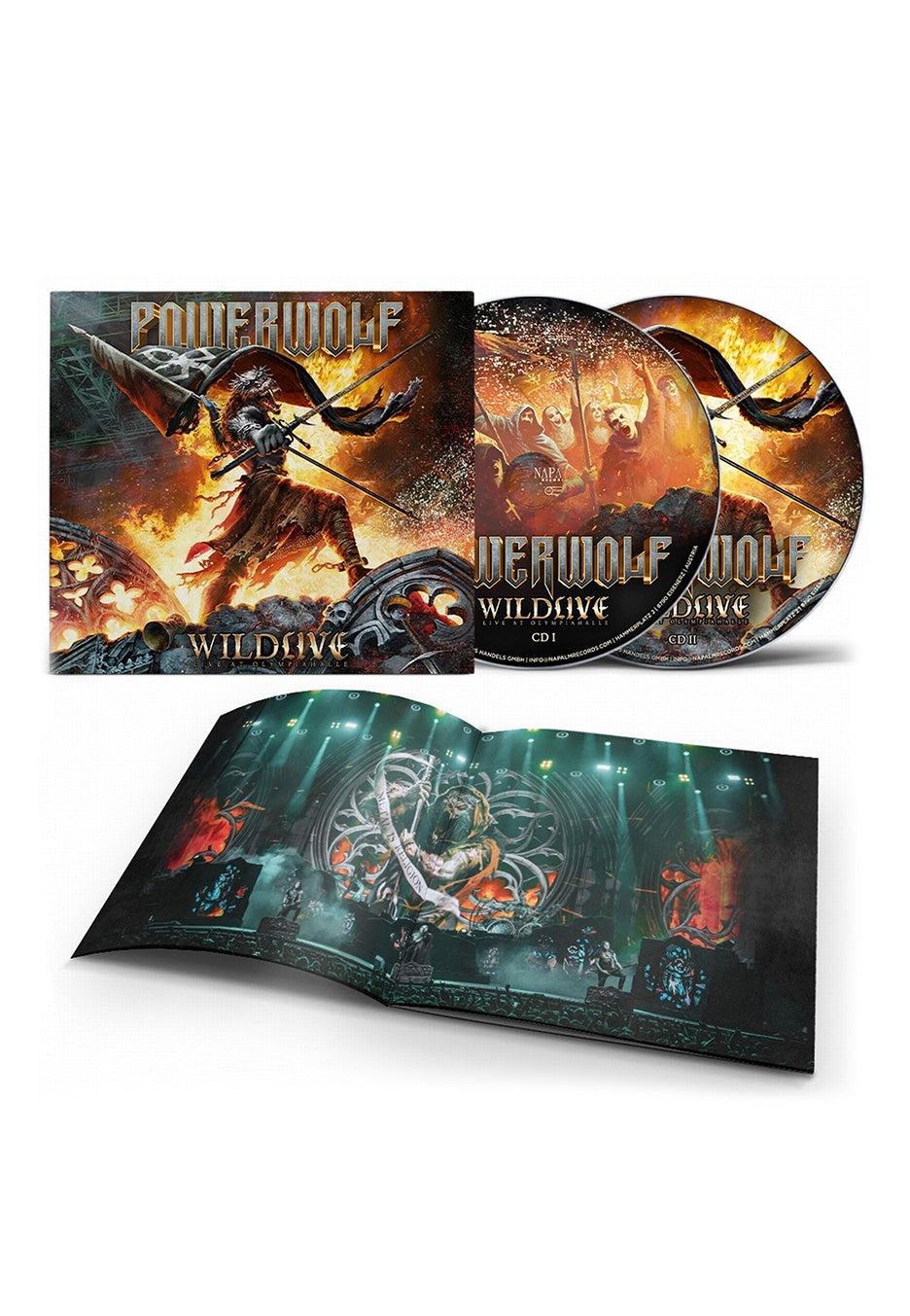 Powerwolf - Wildlive (Live At Olympiahalle) - Digipak 2 CD | AFM
