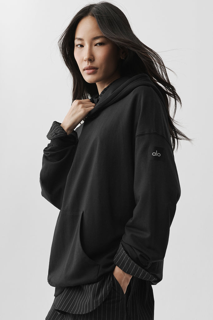 Double Take Hoodie - Black | ALO