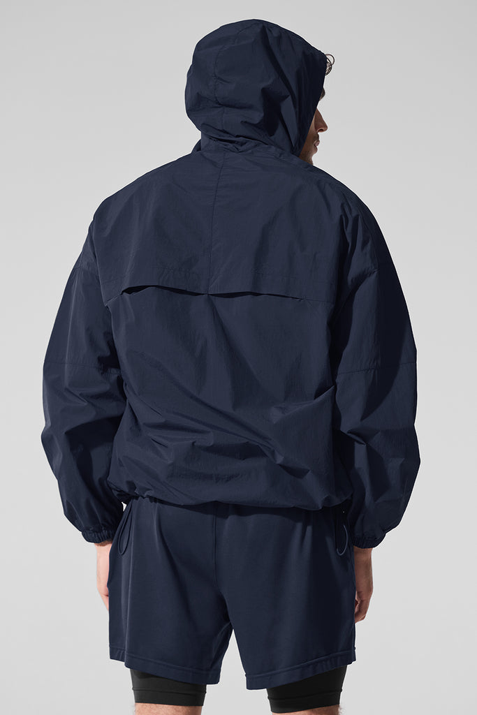 Vantage Nylon Ripstop Track Jacket - Navy | ALO