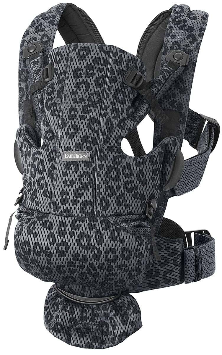 BabyBjörn Baby Carrier Free 3D Mesh, Anthracite Leopard – Albee Baby