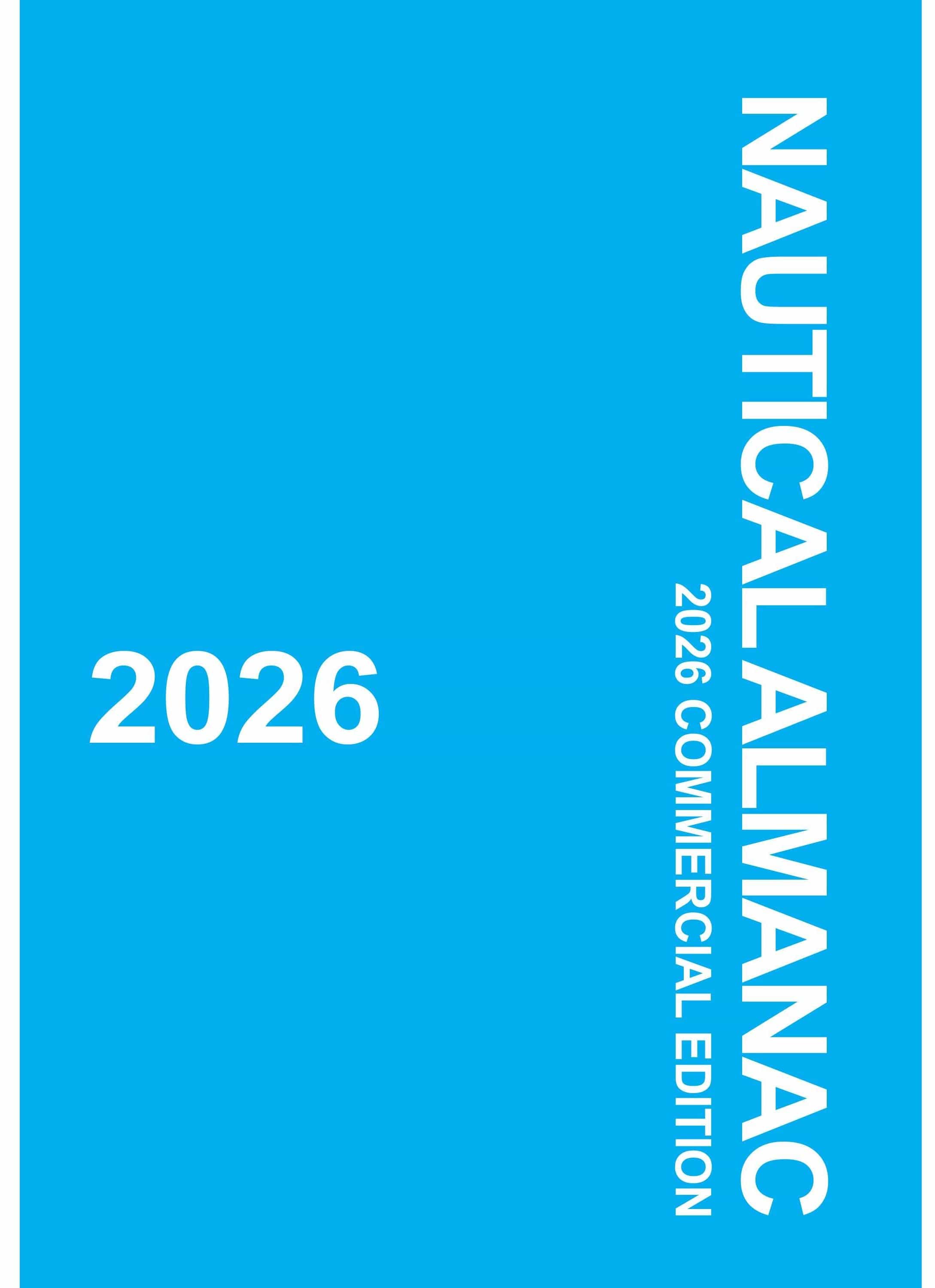 Nautical Almanac Commercial 2025 Edition - Amnautical